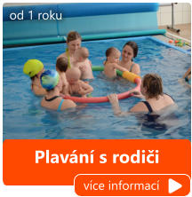 Plavání s rodiči více informací od 1 roku