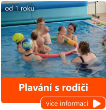 Plavání s rodiči více informací od 1 roku