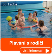 Plavání s rodiči více informací od 1 roku