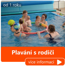 Plavání s rodiči více informací od 1 roku