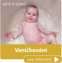Vaničkování více informací od 6-ti týdnů