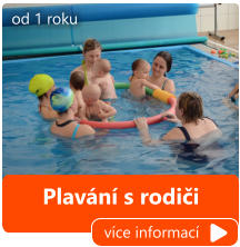 Plavání s rodiči více informací od 1 roku