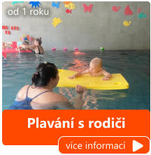 Plavání s rodiči více informací od 1 roku