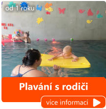 Plavání s rodiči více informací od 1 roku