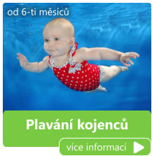 Plavání kojenců více informací od 6-ti měsíců